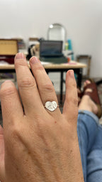 Initial Heart Ring