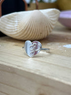 Initial Heart Ring