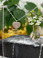 Initial Heart Pendant